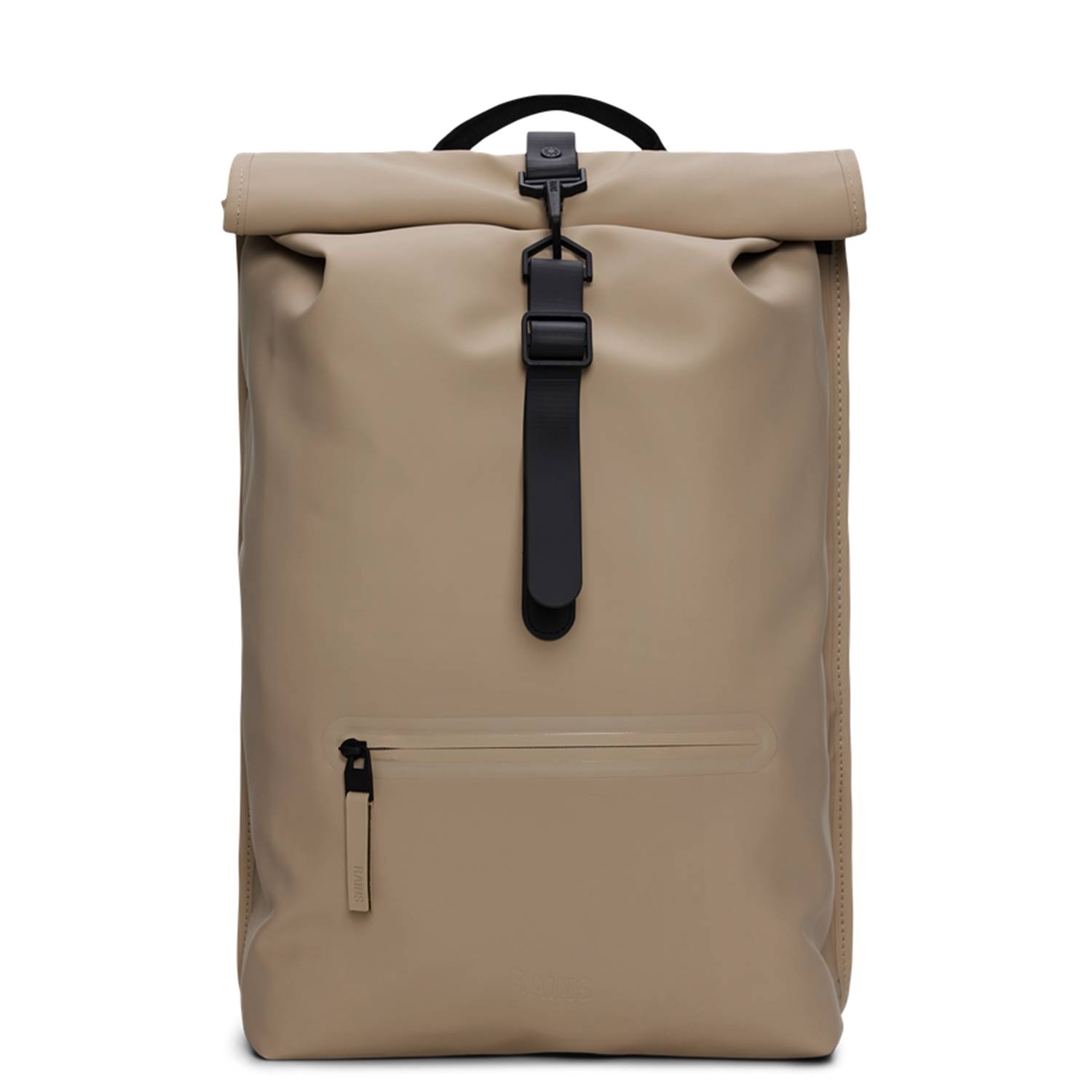 Rains Beige Rolltop Backpack R13320-133