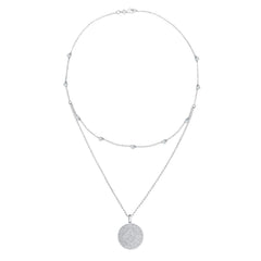 Elli 925 Sterling Silver Coin Necklace 2004-BF-0007735-001