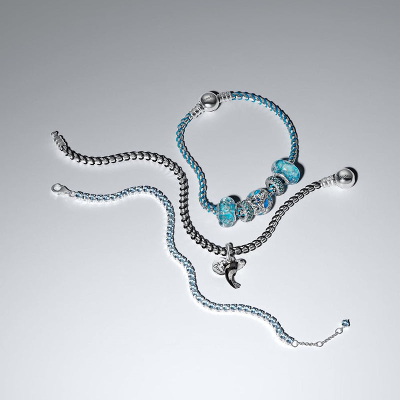 Pandora Moments Charm Poisson Nageant Ajouré Enamel 794699C01-zoom-