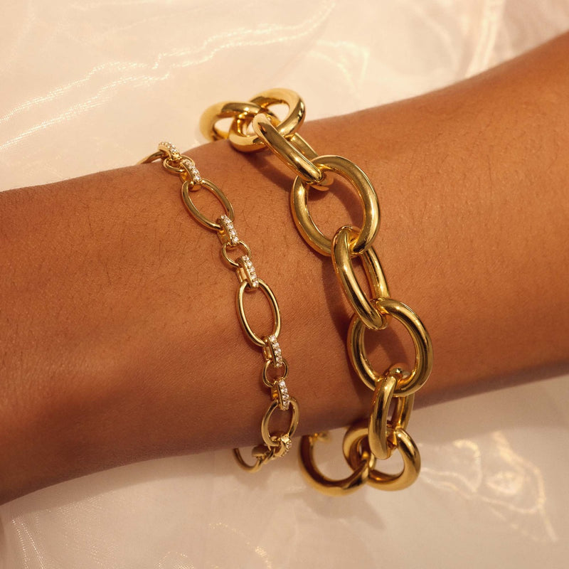 Parte Di Me Bibbiena Poppi Bracelet Plaqué or 14 carats PDM32132-zoom-