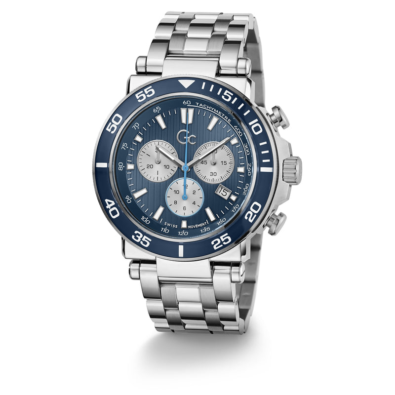 Gc Watches One Sport Hommes Montre Argent Z14011G7MF-zoom-