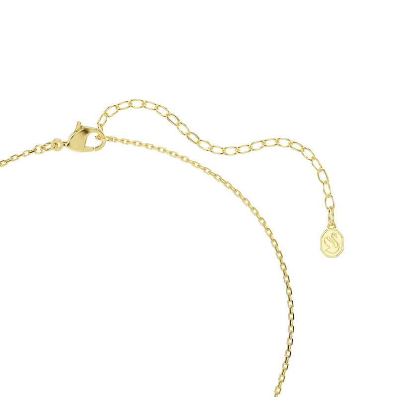 Swarovski Collier Chroma Gold avec pendentif en cristal bleu 5757786-zoom-