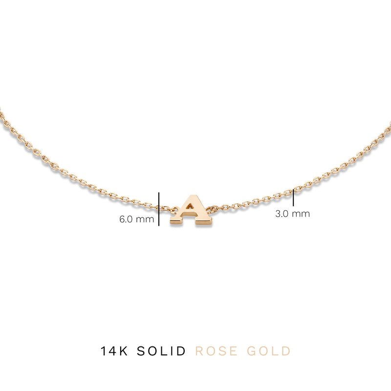 Isabel Bernard La Concorde Rachel Bracelet initiale en Or rose 14 carats IB320042-Z-zoom-