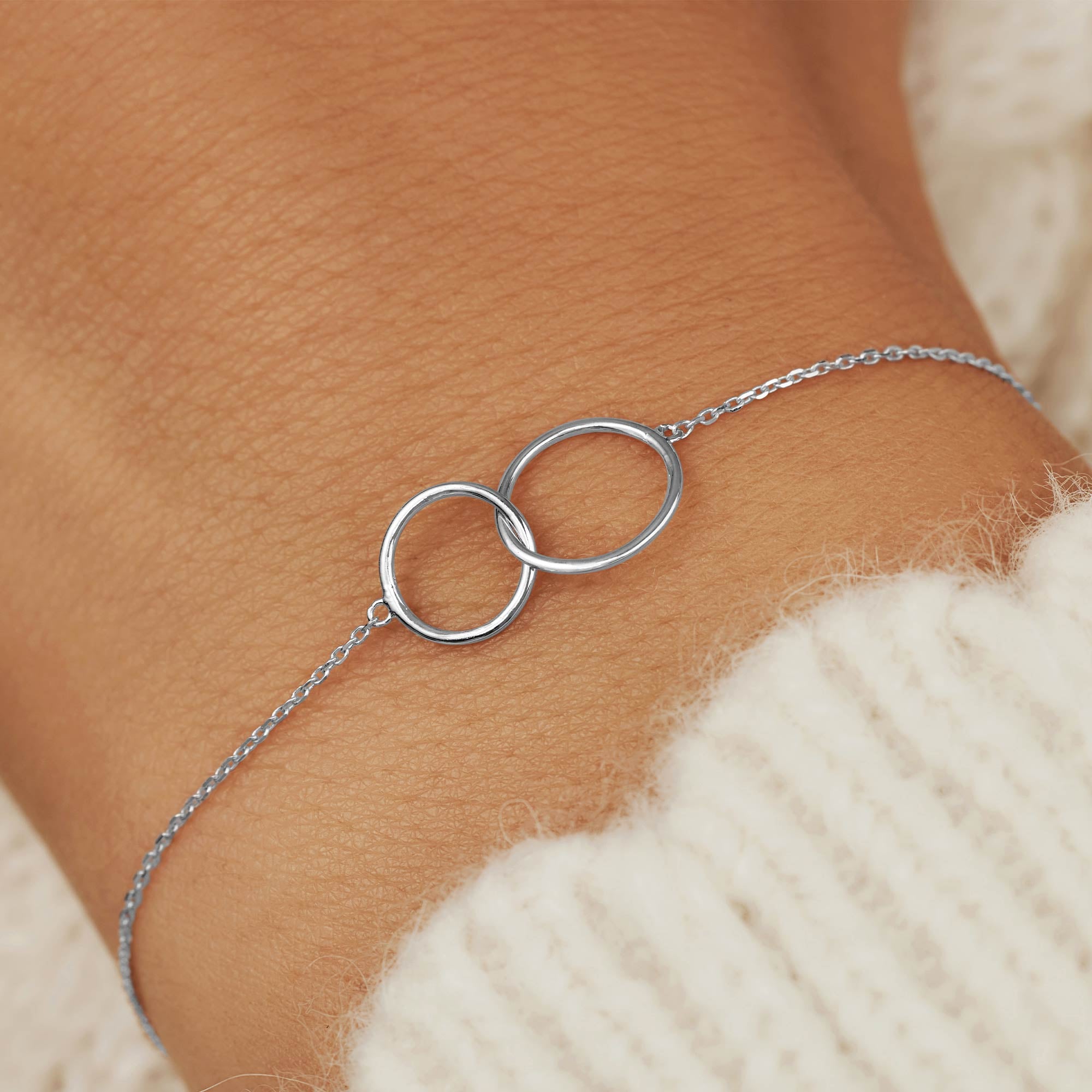 Isabel Bernard Saint Germain Loulou 14 Carat Whitegold Bracelet IB320125 (Length: 18.00 cm)