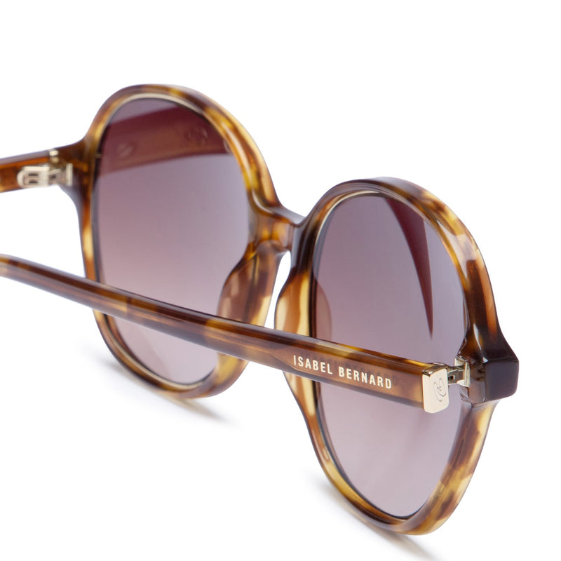 Isabel Bernard La Vilette Demi Brown Sunglasses IB380010-13-14-zoom-