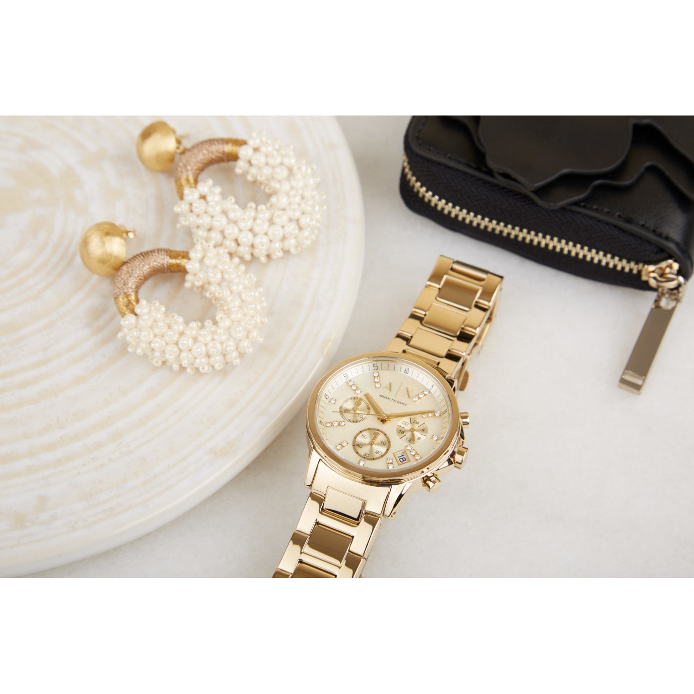 Armani Exchange Lady Banks Chronograaf Dames Horloge AX4327