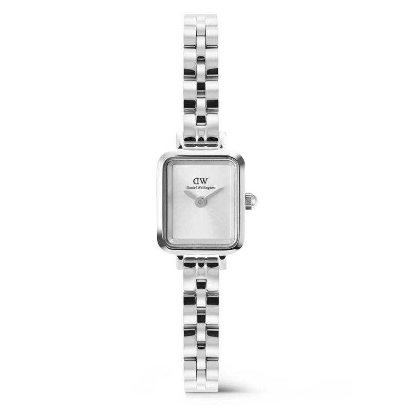 Daniel Wellington Petite & Quadro Mini Arch Silver Women's Watch DW00100844-zoom-