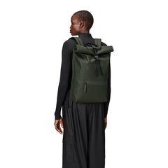 Rains Rolltop Green Backpack R13320-03