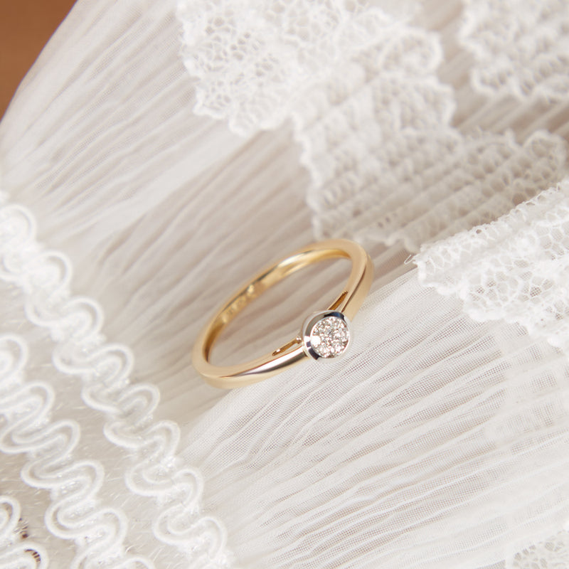 Blush Diamonds Femmes Bague Or 14 carats 1653BDI/56-zoom-