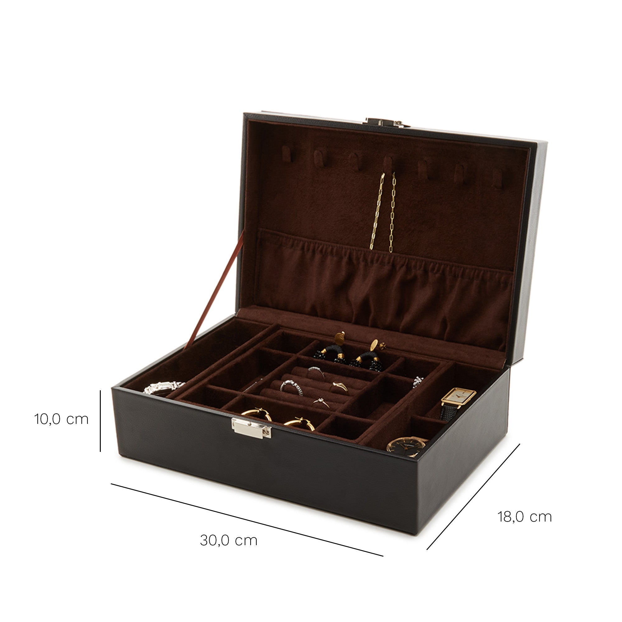 Brandfield Black Jewelry Box BFJB100409