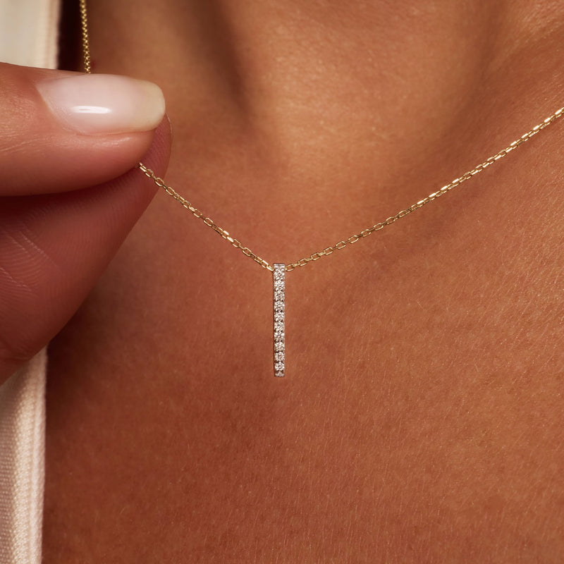 Isabel Bernard De la Paix Collier De la Paix Flavie en or 14 Carats avec diamant 0,06 carat IBD350032-zoom-