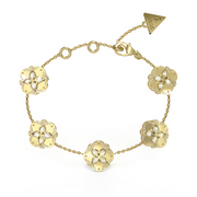 Guess Wild Flower Gold Bracelet JUBB05501JWYGS