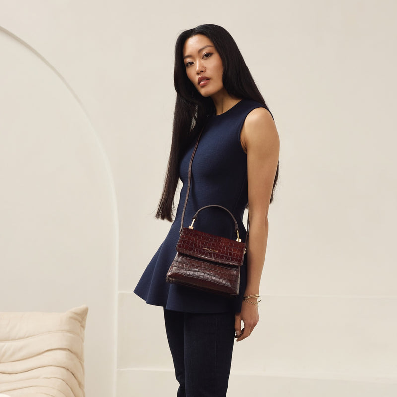 Isabel Bernard Femme Forte Sac à Main Marron IB21013-zoom-