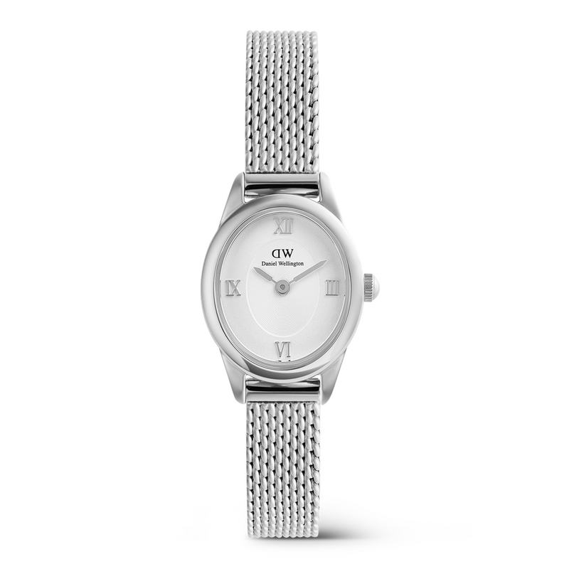 Daniel Wellington Ophelia Mini Mesh White Silver montre femme DW00100938-zoom-