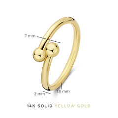 Isabel Bernard Monceau Mirell 14 Karaat Gouden Ring IB330101-48