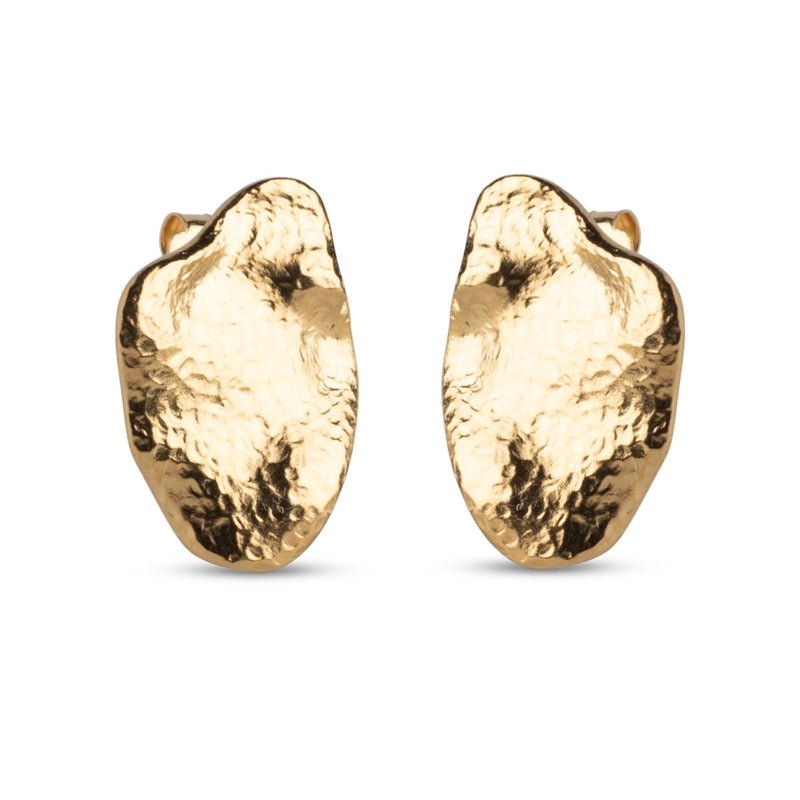ENAMEL Copenhagen Boucles d'oreilles en argent sterling 925 plaqué or 18 carats E387G-zoom-