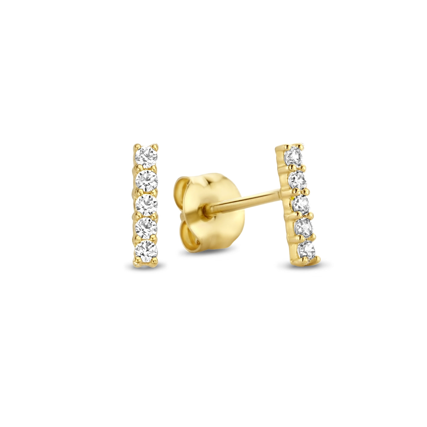 Isabel Bernard 14 Carat Golden Rivoli Esmée Earstuds IB360194