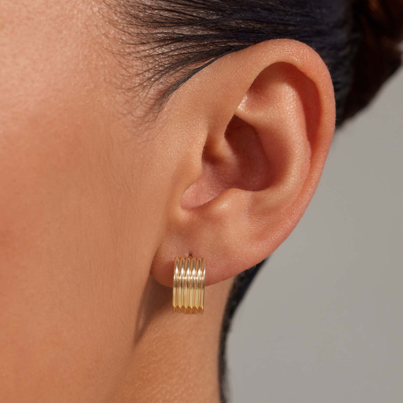 Beloro Jewels La Rinascente Amelie Boucles d'oreilles en or 9 carats BO360107-zoom-