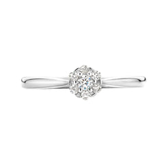 Blush 14 Carat Whitegold Ring 1248WZI/60
