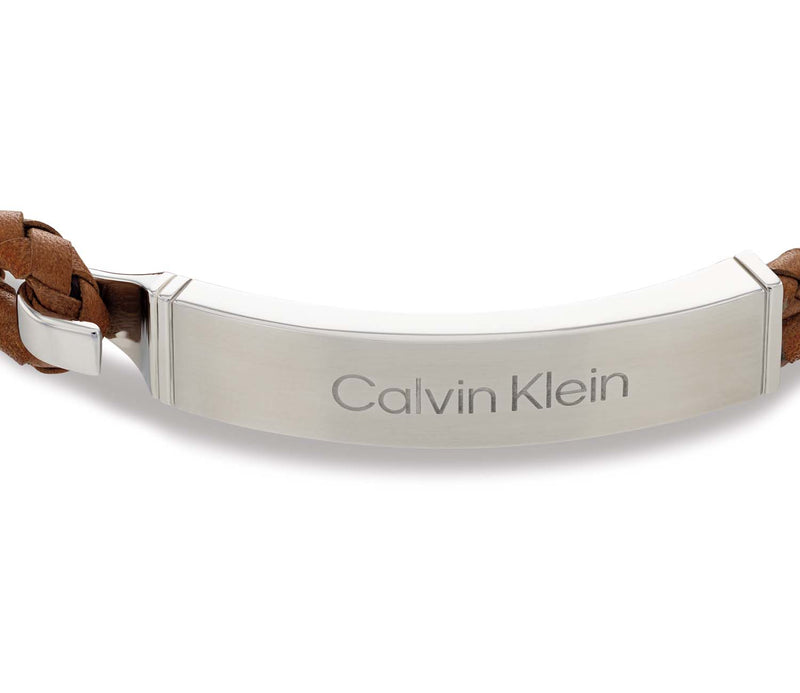 Calvin Klein Leather Bracelet 2002-CJ35000405-zoom-