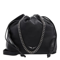 Zadig & Voltaire Rock Today Black Leather Bucket bag 2001-A0542901