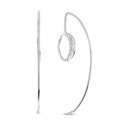 Violet Hamden Luna Boucles d’Oreilles Pendantes en Argent 925 Sterling avec Lunes VH10113
