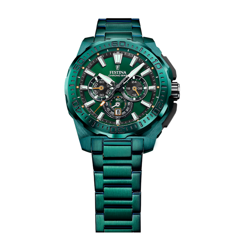 Festina Chrono Bike Montre Verte Pour Hommes F20730/1-zoom-
