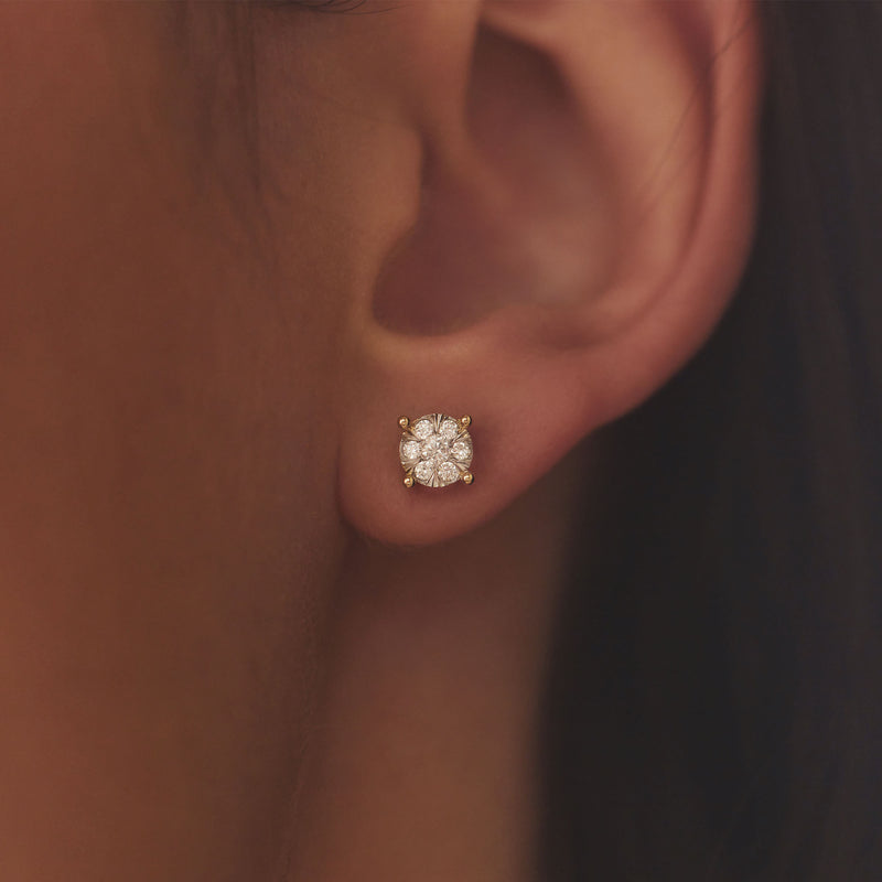 Isabel Bernard De la Paix Boucles d'oreilles Or 14 carats IBD360013-zoom-