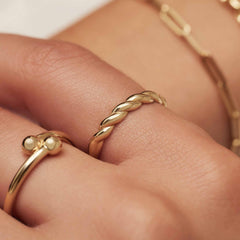 Isabel Bernard Rivoli Laurance 14 Karaat Gouden Ring IB330098-48