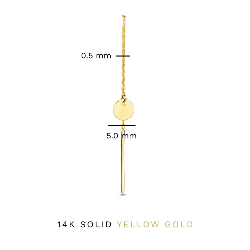 Isabel Bernard Le Marais Femmes Pendentifs d'oreille Or 14 carats IB360223-zoom-