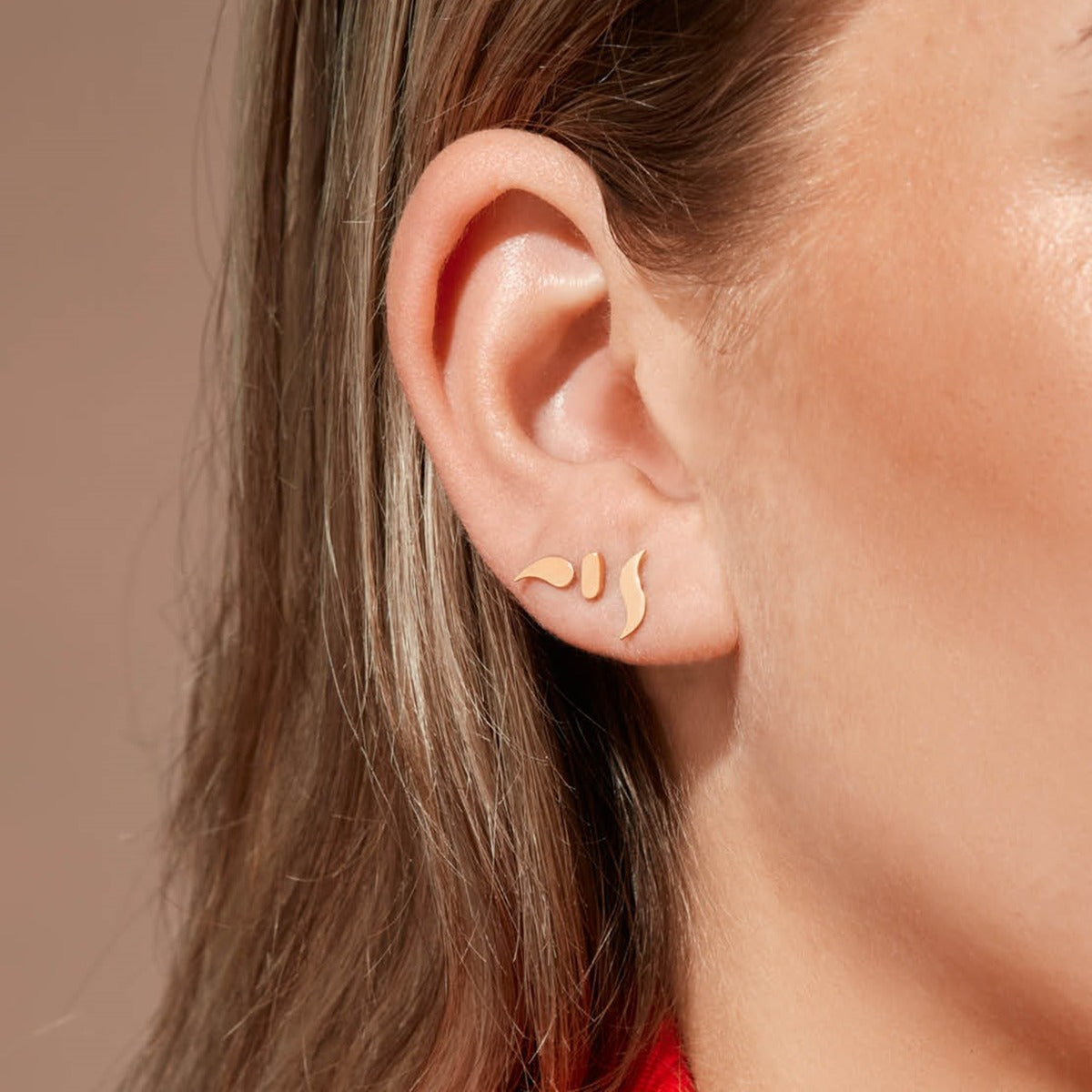 Jackie Gold Vivaldi 14 Karat Gold Ear Studs JKE24.477