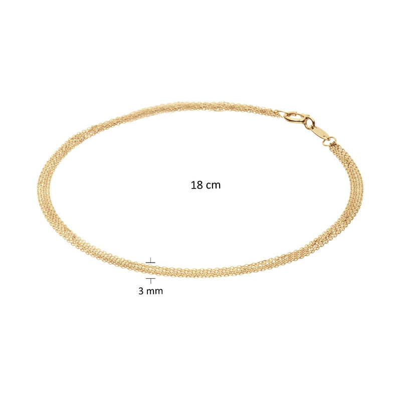 Jackie Gold Bracelet Or 14 carats JKB24.412-zoom-