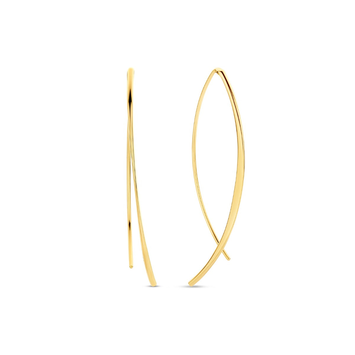 Jackie Gold 14 karat gold Hoop Earrings JKE23.359