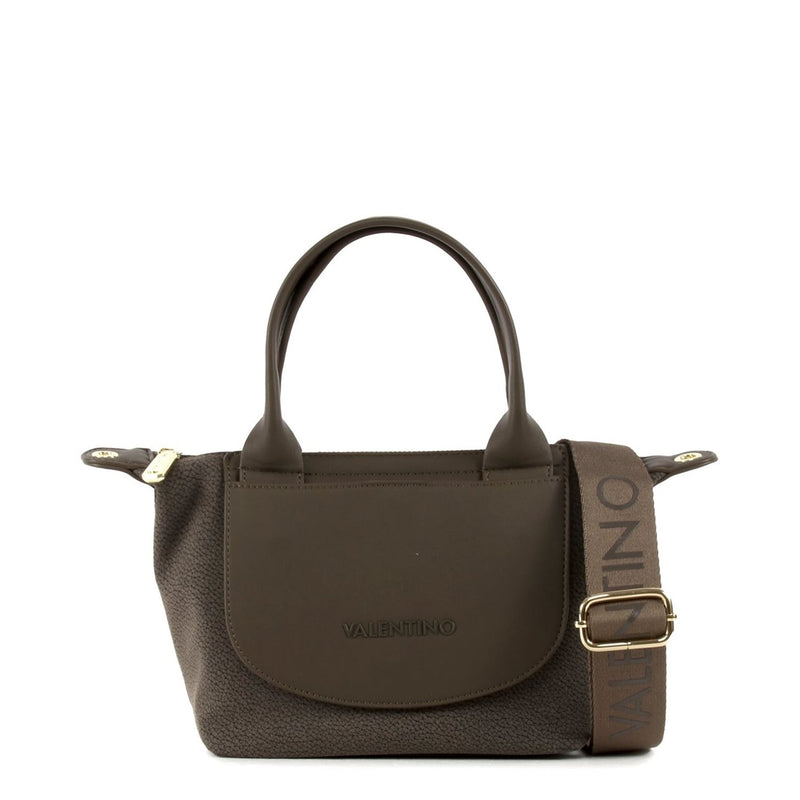 Valentino Bags Snowfall Sac Shopping Marron Foncé VBSA5T05MORO-zoom-