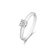 Isabel Bernard Saint Germain Bague Or blanc 14 carats IB330072-50