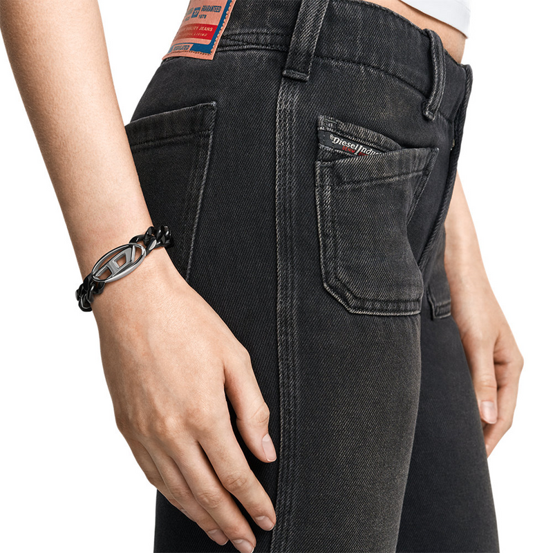 Diesel Oval D Bracelet Noir DX1611931-zoom-