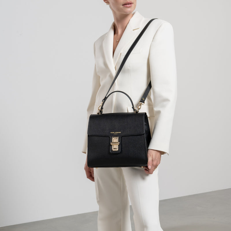 Isabel Bernard Femme Forte Sac à Main Noir IB21127-001-zoom-