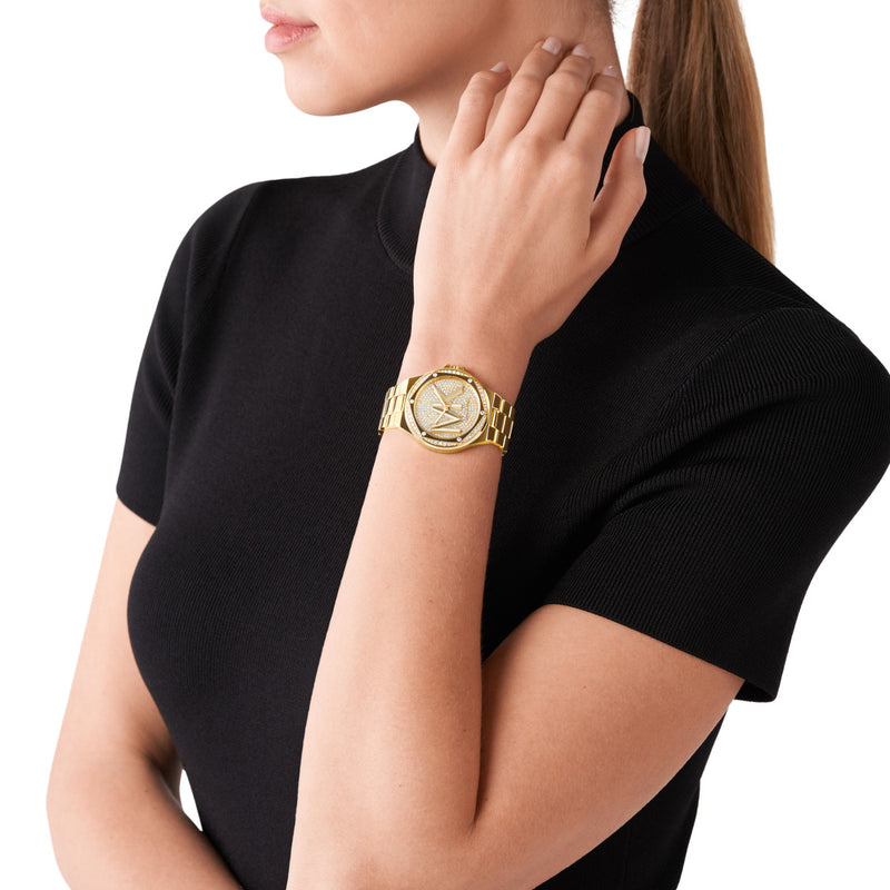 Michael Kors Lennox Femmes Montre Or MK7229-zoom-