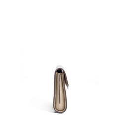 Isabel Bernard Honoré Lina Beige Clutch With Detachable Shoulder Chain IB21135-072