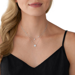 Michael Kors Premium Silver Necklace MKC1591AN040