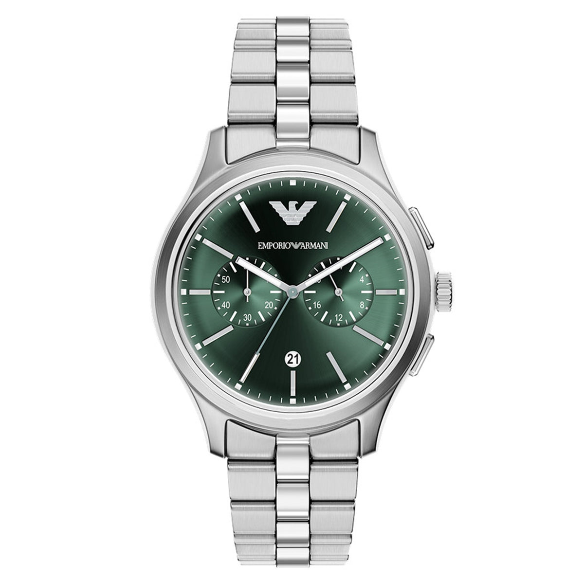 Emporio Armani Round Green Dial Watch AR11746