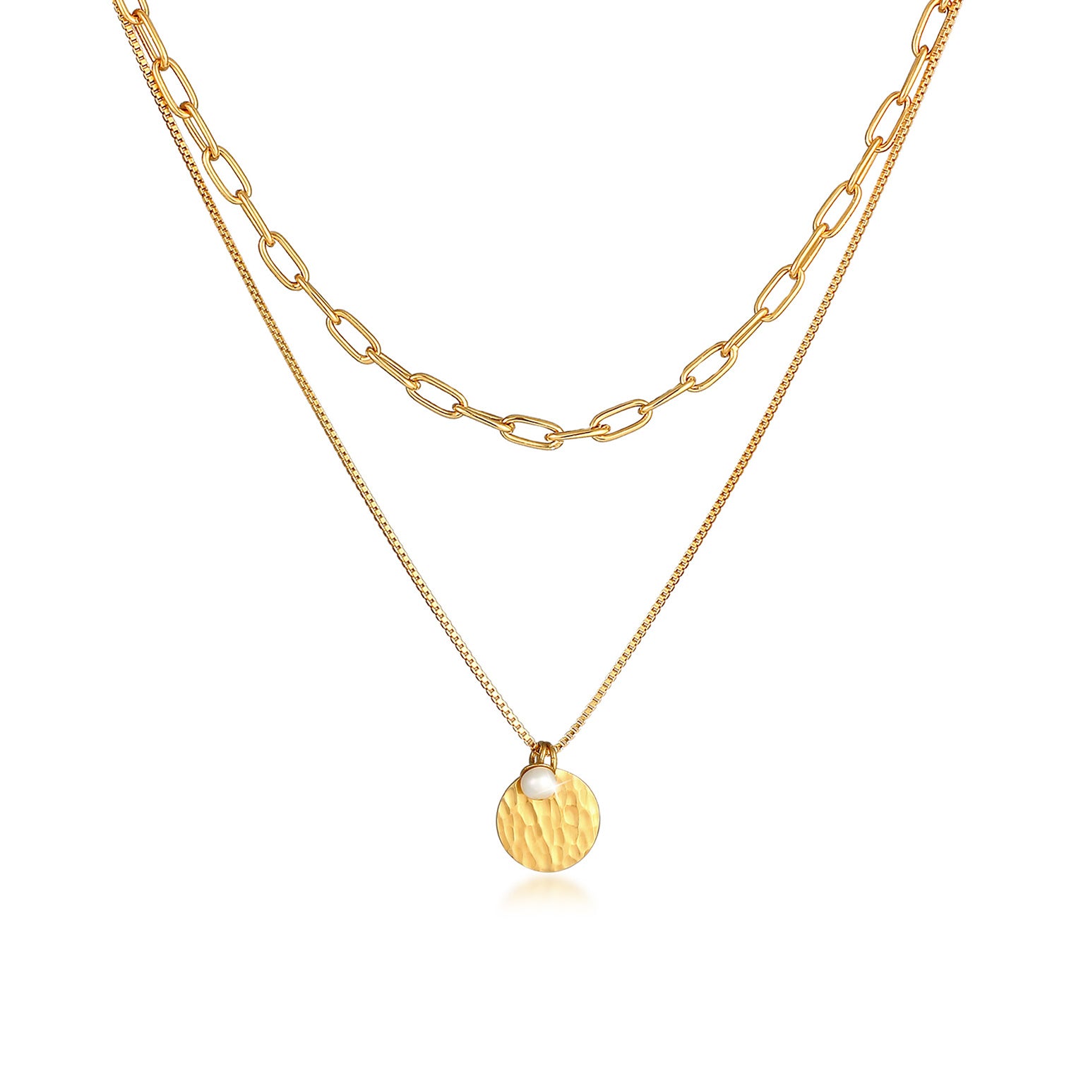 Elli 925 Sterling Silver Layered 2004-BF-0007818-001