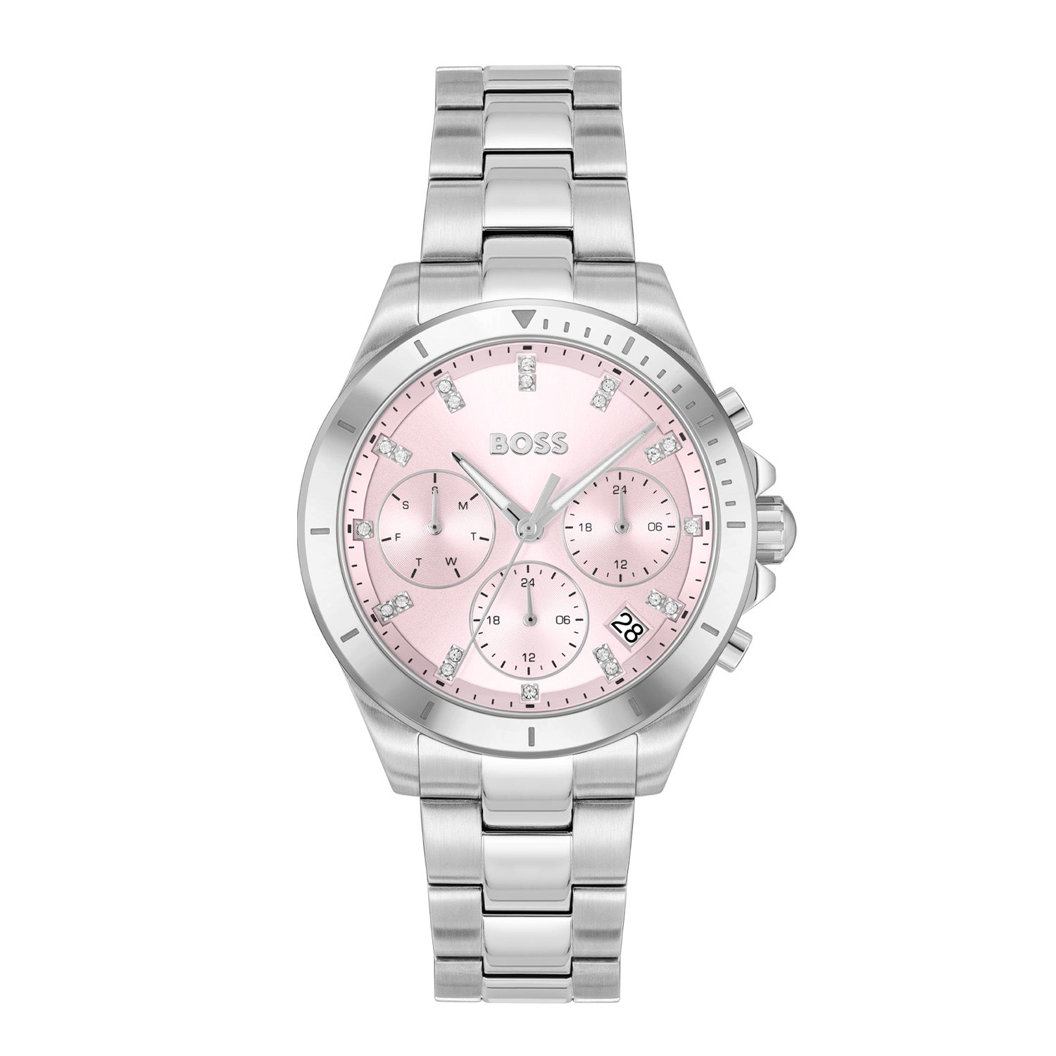 Hugo Boss ALLEY Roze Dames Horloge 2002-HB1502825