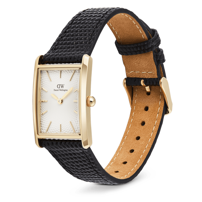 Daniel Wellington Bound Black Lizard Blanc Guilloché Montre Unisexe DW00100899-zoom-