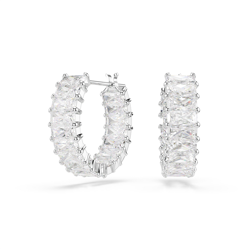 Swarovski Matrix Boucles D'Oreilles En Argent 5733397-zoom-