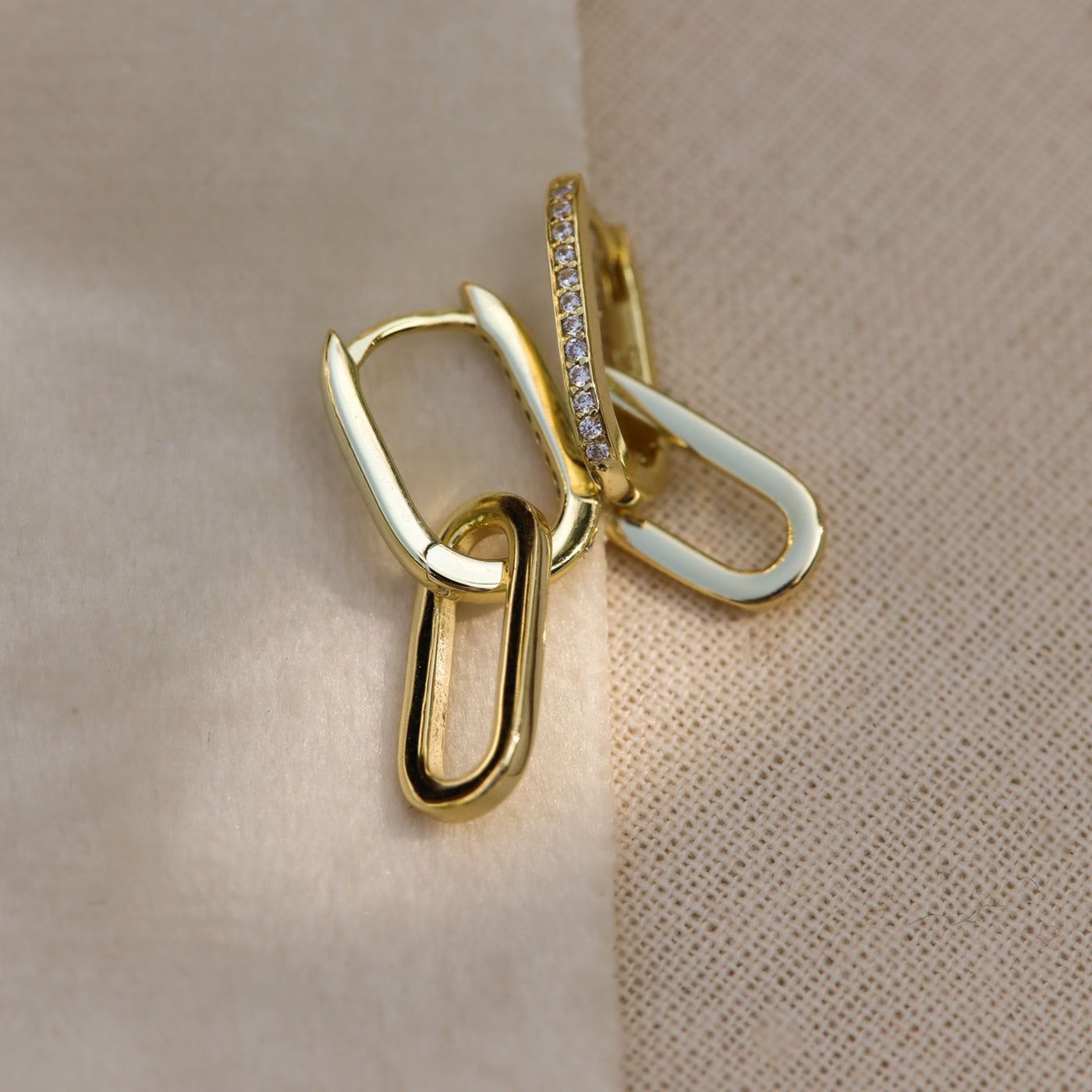 Karma Hoops Gold Hoop Earrings H233GP