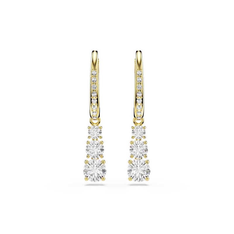 Swarovski Stilla Boucles D'Oreilles Couleur Or 5723300-zoom-