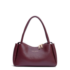 Isabel Bernard Honoré Eve Burgundy Calfskin Leather handbag IB21133-052