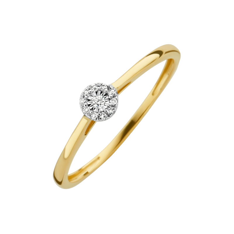 Blush Diamonds Femmes Bague Or 14 carats 1646BDI/52-zoom-