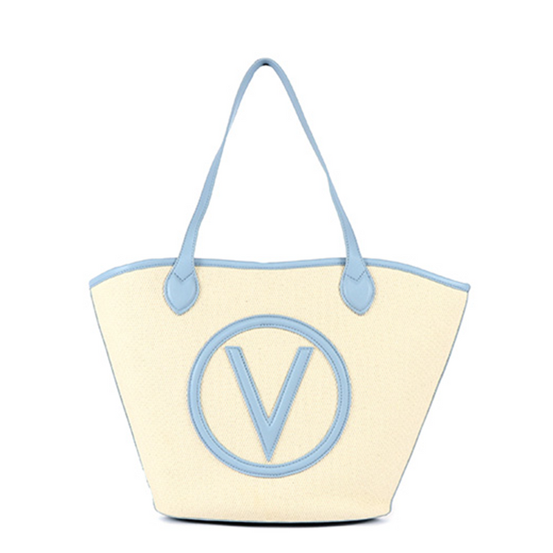 Valentino Bags Covent Sac cabas Covent beige et marron VBS7QO02CANNATURALE/CUOIO-zoom-